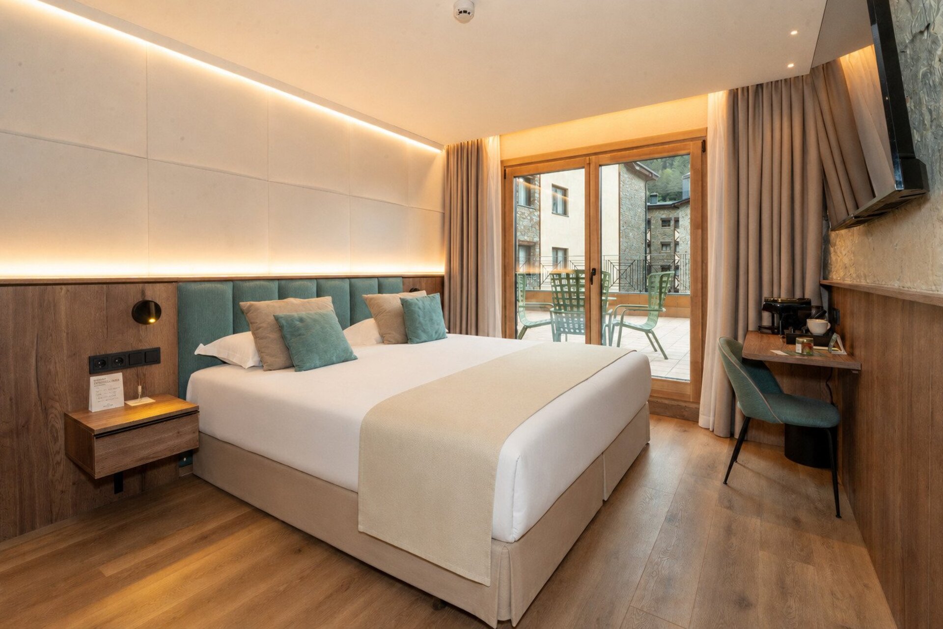 Chambre double avec balcon